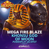 Mega Fire Blaze: Khonsu God of Moon™ Powerplay Jackpot